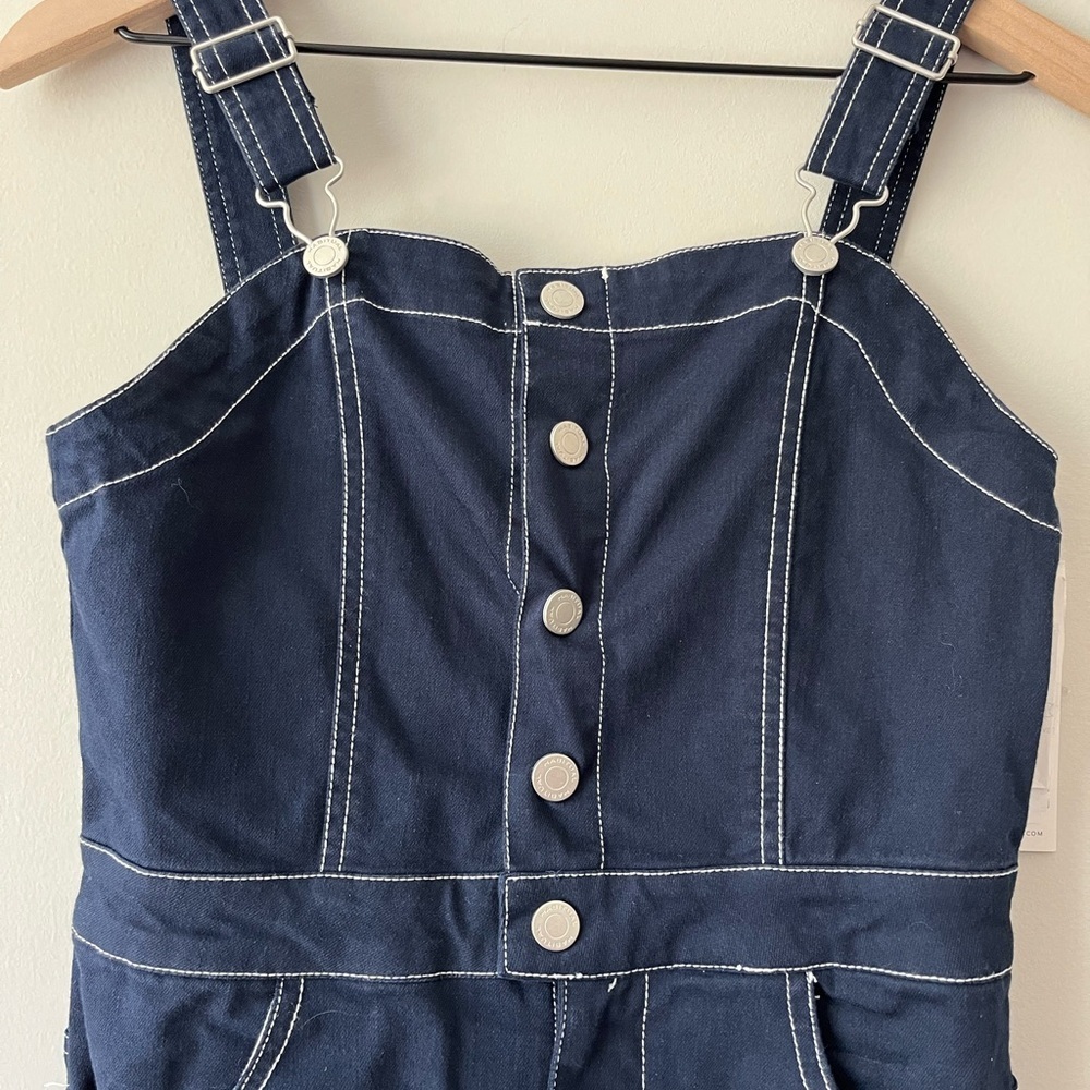 NWT Habitual Kids Jean Jumpsuit Size 16 - Picture 2 of 8